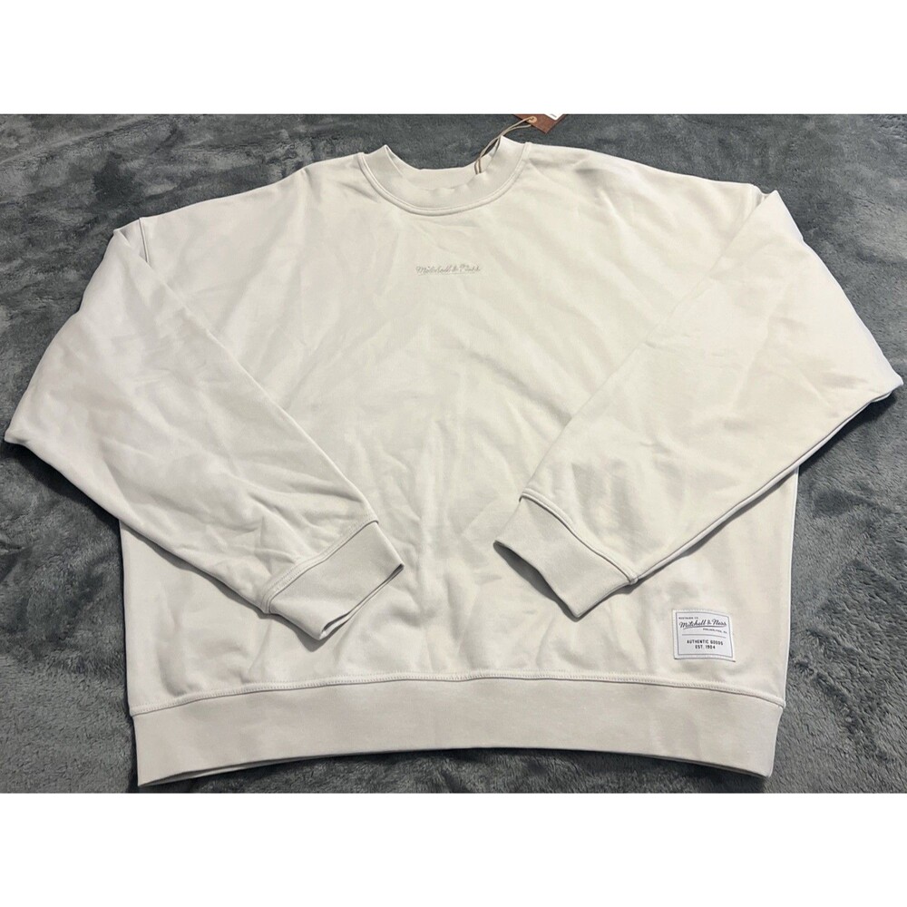 XL Mitchell & Ness Branded Script Crewneck Sweats… - image 1